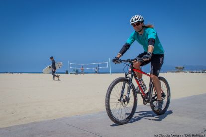 Dirk Rohrbach am Venice Beach auf STEVENS Sonora ES Di2